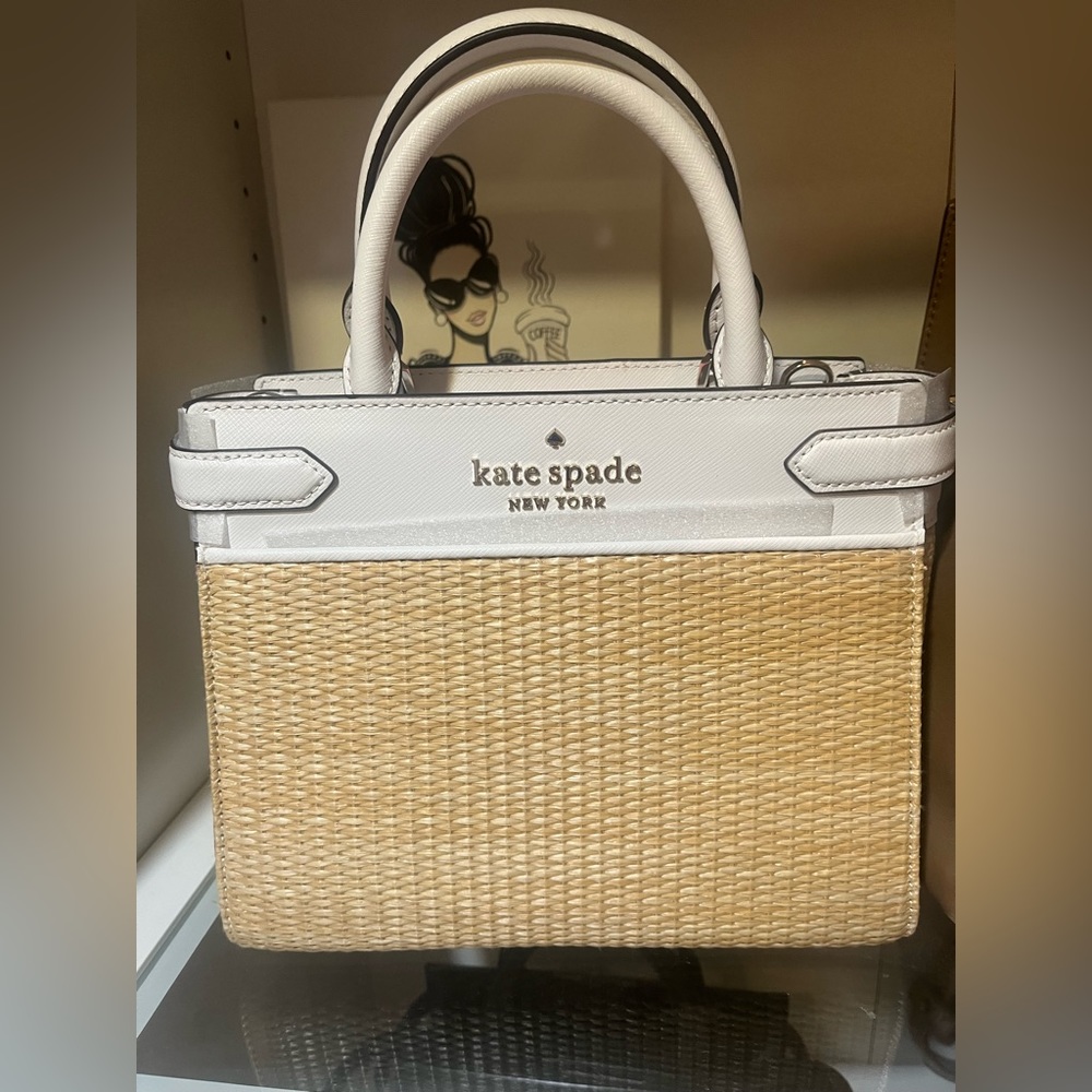 Kate Spade Staci Straw handbag